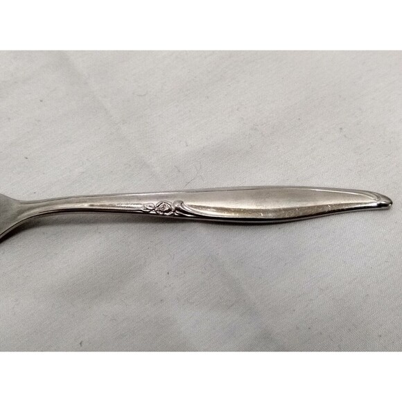 VINTAGE Oneida Kenwood Forever Rose USA Stainless Glossy Dinner Fork 7" - Picture 5 of 7